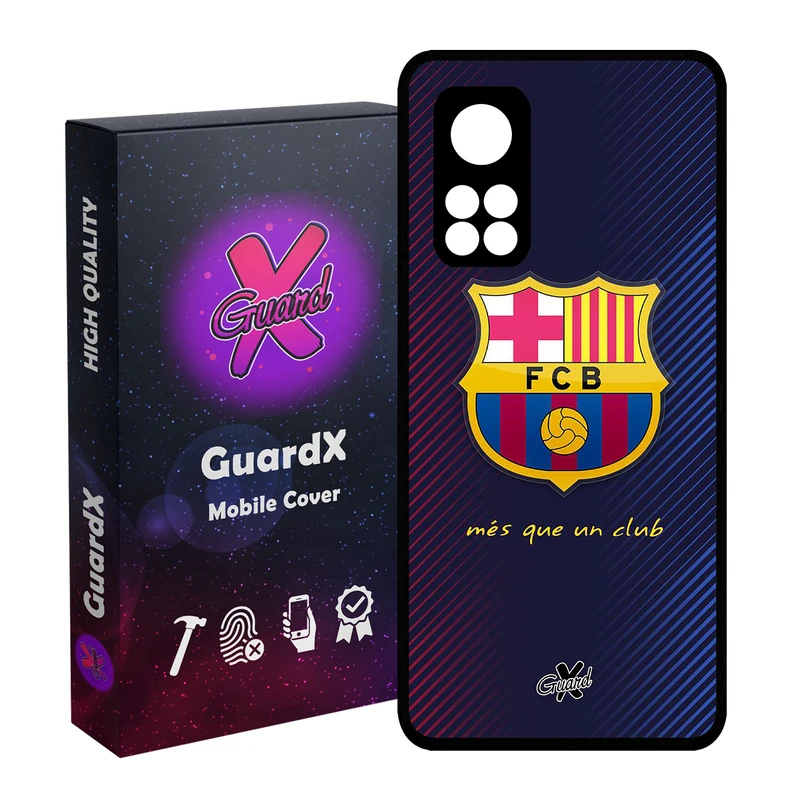 کاور گارد ایکس طرح Barcelona مدل Glass10058 مناسب برای گوشی موبایل شیائومی Mi 10T / Mi 10T Pro
