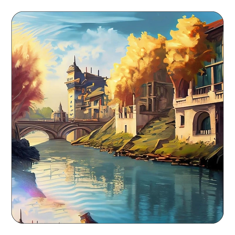 مگنت کاکتی طرح نقاشی رنگ روغن مدل mp70269