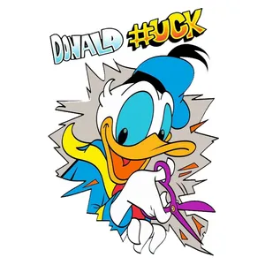 استیکر پارچه و لباس پاد آفرین مدل کارتونی کد S1994