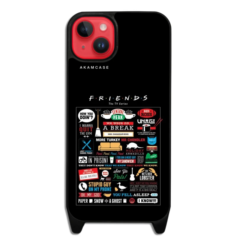 کاور آکام مدل AMCWLA14PLUS-FRIENDS12 مناسب برای گوشی موبایل اپل iPhone 14 Plus