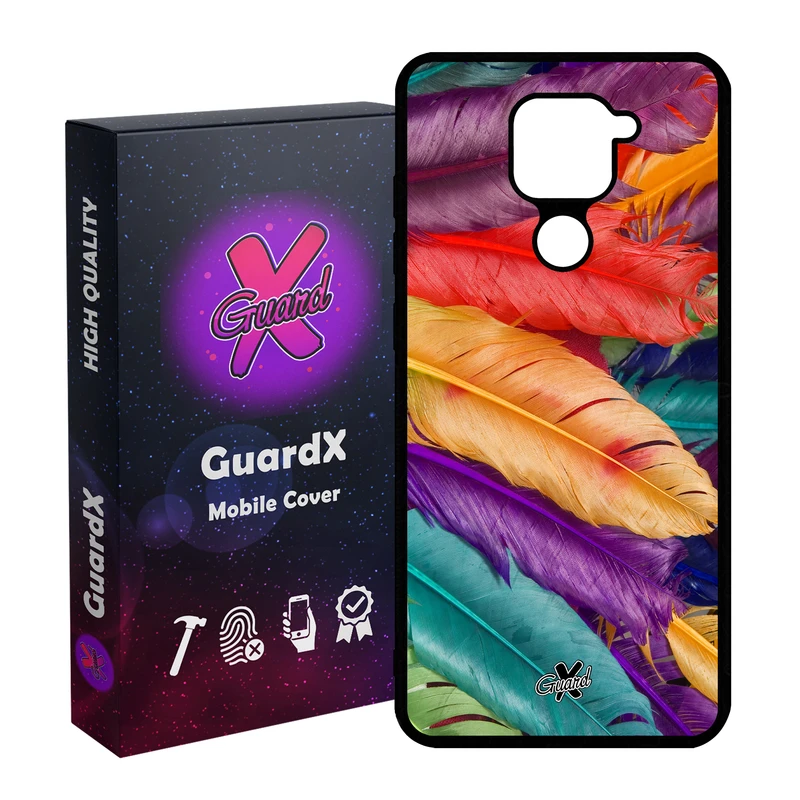 کاور گارد ایکس طرح Feather مدل Glass10180 مناسب برای گوشی موبایل شیائومی Redmi Note 9
