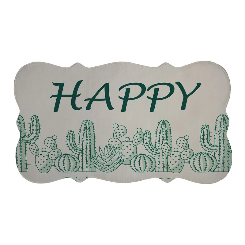  پادری طرح HAPPY کد 9334 سایز 110×60 سانتی متر