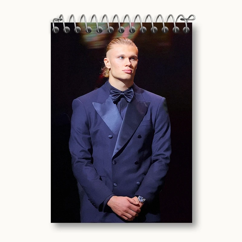 دفتر یادداشت 50 برگ خندالو مدل ارلینگ هالند (Erling Haaland) کد 36358