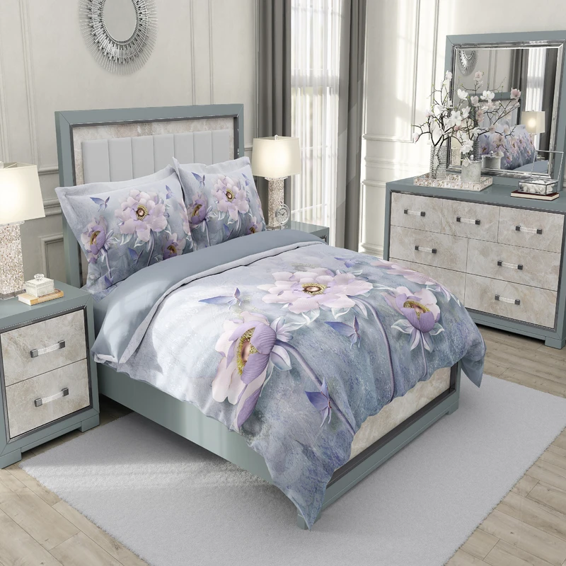 سرویس روتختی مدل فلاور کد 002 دو نفره 6 تکه