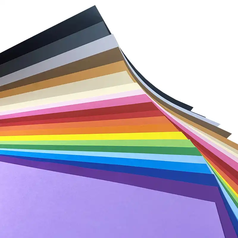 مقوا رنگی فابریانو مدل c10 سایز 70x50 سانتی متر بسته 10 عددی