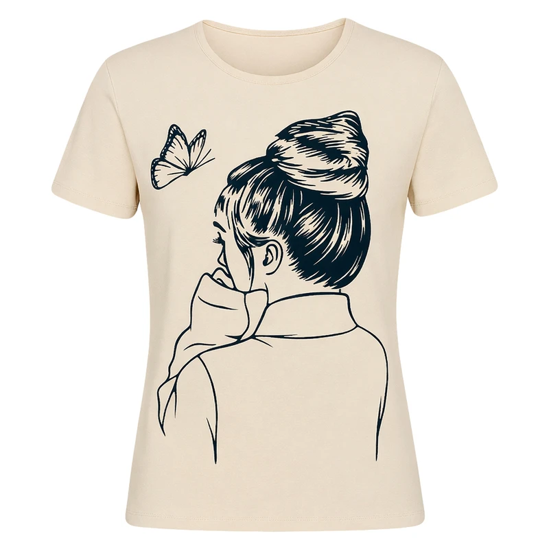 تی‌شرت آستین کوتاه راحتی زنانه مدل هلنا کد 08