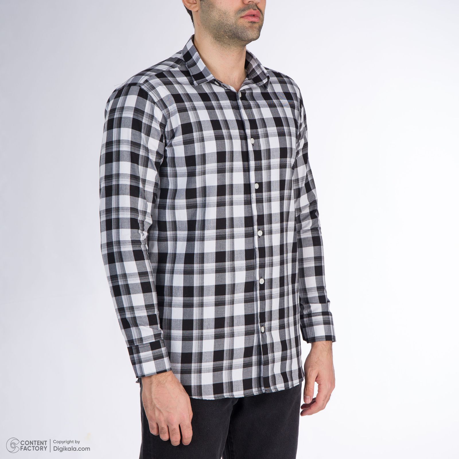 پیراهن آستین بلند مردانه باینت مدل 2261701-99 -  - 8