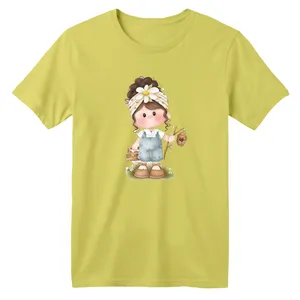 تی شرت آستین کوتاه بچگانه مدل دخترک کد 13