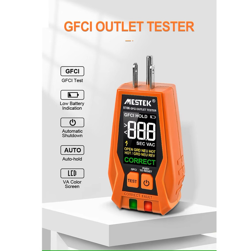 تستر سوکت دیجیتال مستک مدل ST06
