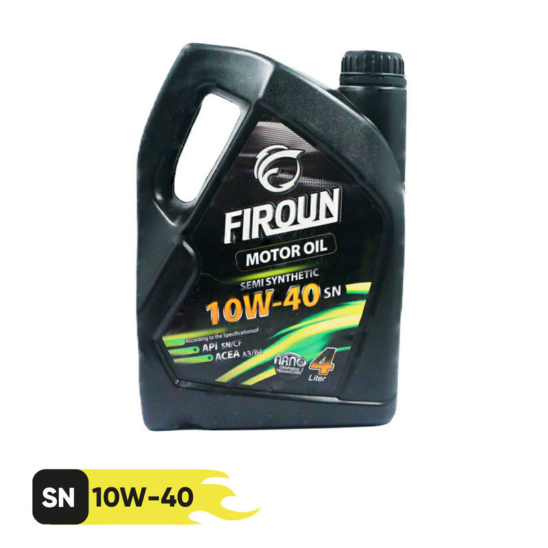 روغن موتور خودرو فیرون مدل NANO GRAPHENE 10W-40 SN حجم 4لیتر