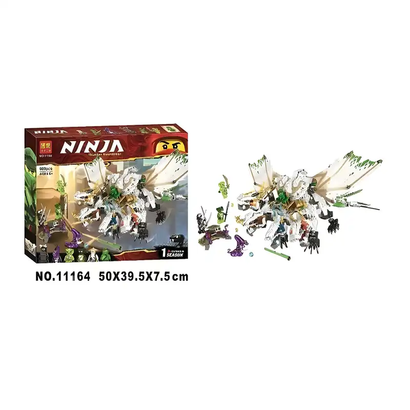 ساختنی 989 تکه بلا مدل اژدهای نینجا کد 11164