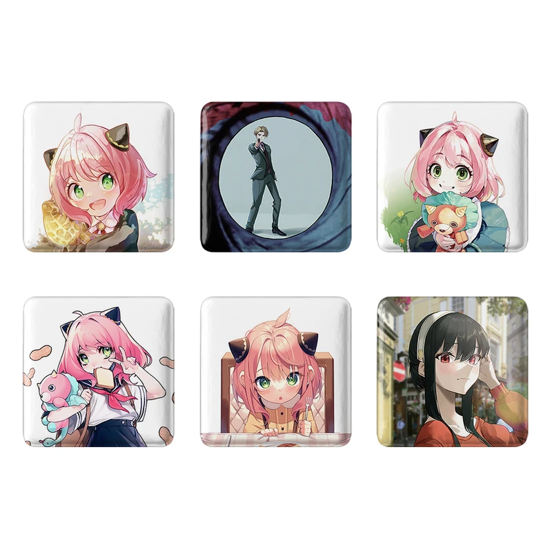 پیکسل خندالو مدل انیمه اسپای ایکس فمیلی Spy X Family کد 1350A مجموعه 6 عددی