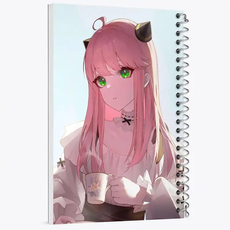 دفتر نقاشی 50 برگ خندالو مدل انیا انیمه اسپای ایکس فمیلی Spy X Family کد 22199