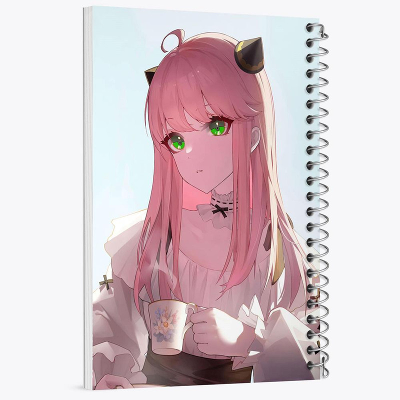 دفتر نقاشی 50 برگ خندالو مدل انیا انیمه اسپای ایکس فمیلی Spy X Family کد 22199