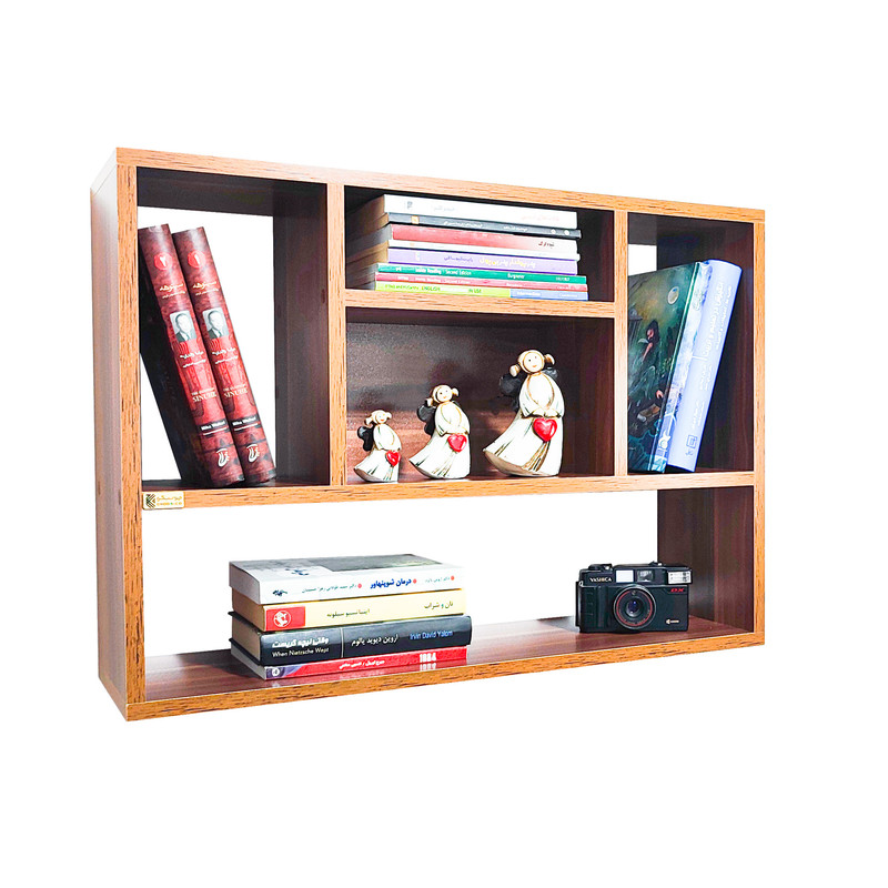 کتابخانه دیواری پنج طبقه چوبیکو مدل ch760