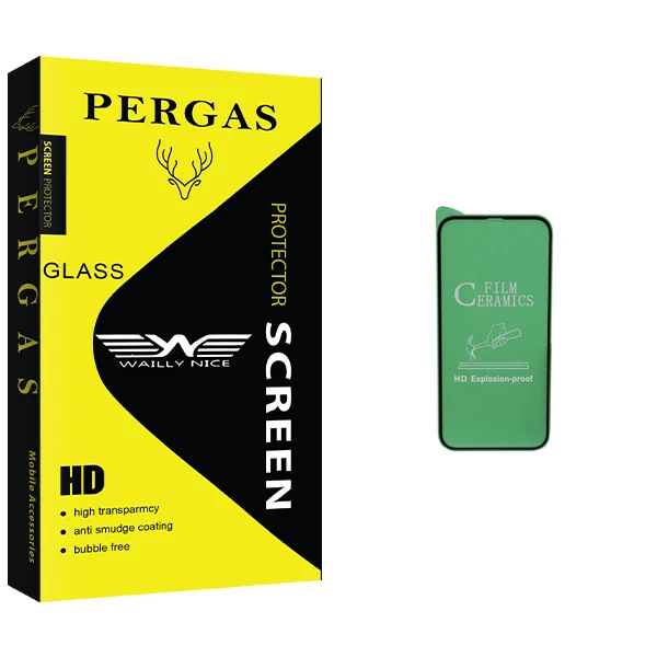 محافظ صفحه نمایش سرامیکی وایلی نایس مدل Pergas Glass مناسب برای گوشی موبایل اپل iPhone 11 Pro