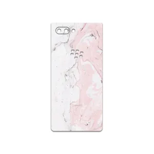 MAHOOT  Blanco-Pink-Marble Cover Sticker for BlackBerry Key 2