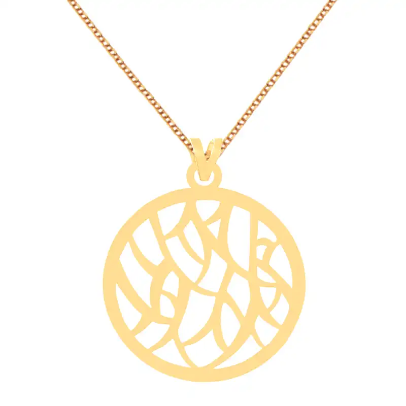 گردنبند طلا 18 عیار زنانه کرابو طرح شاخه مدل Kr700121