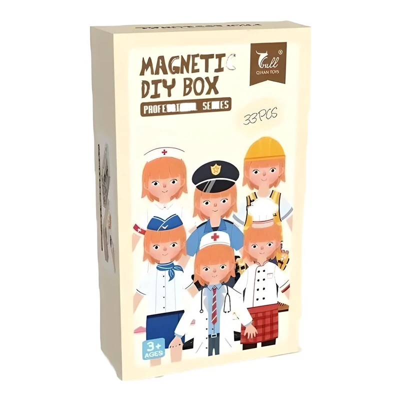 بازی آموزشی مدل مگنتی طرح مشاغل بسته 35 عددی