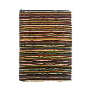 گبه دستباف نیم متری مدل بافت قشقای شیراز کد NKP-sgp51