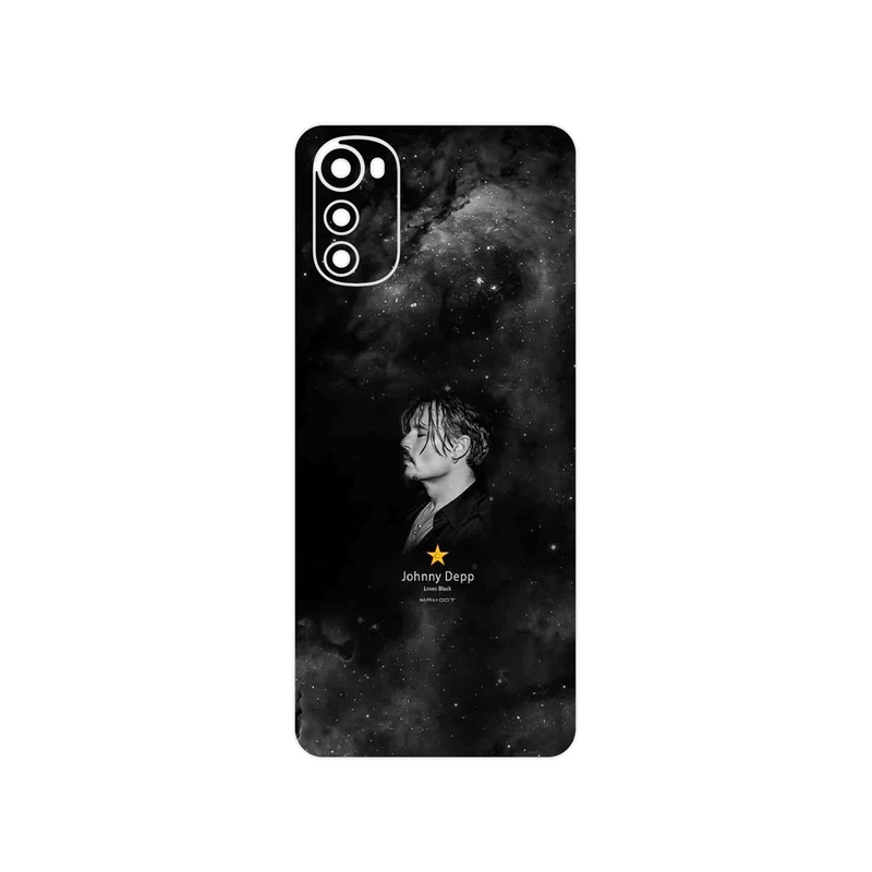 برچسب پوششی ماهوت مدل Johnny Depp مناسب برای گوشی موبایل موتورولا Moto E32s