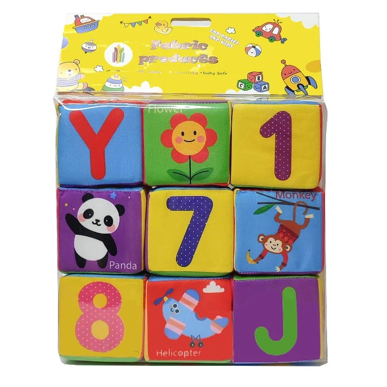 بازی آموزشی مدل مکعب ابری حروف و اعداد انگلیسی بسته 9 عددی