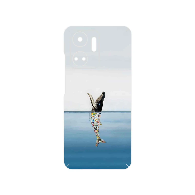 برچسب پوششی ماهوت مدل Collage of Sea Trash مناسب برای گوشی موبایل آنر X7a