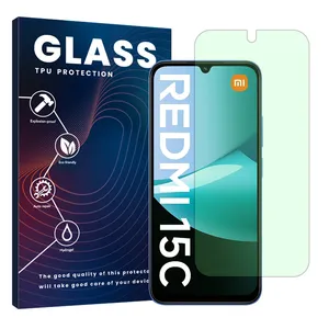 Glass Eye Care model green light screen protector suitable for Xiaomi Redmi 15C Mobile phone