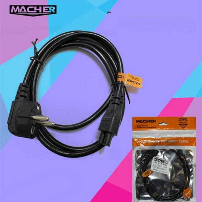 کابل برق سه پین منبع تغدیه لپ تاپ مچر مدل SELECT MARCHER طول 1.5 متر