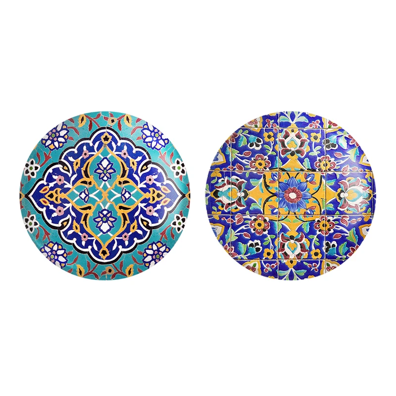 مگنت خندالو طرح کاشی کد 21592160 مجموعه 2 عددی