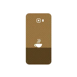 MAHOOT Minimal Cup of Coffee Icon Cover Sticker for Samsung Galaxy C7 Pro