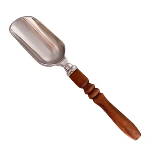 قاشق آجیل خوری مدل دسته چوبی کد 04