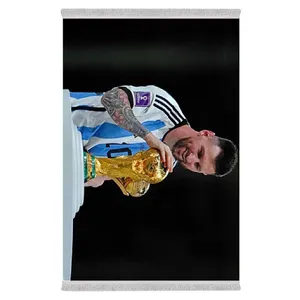 فرش پارچه‌ای دفه مدل فرشینه طرح فانتزی کد 8245