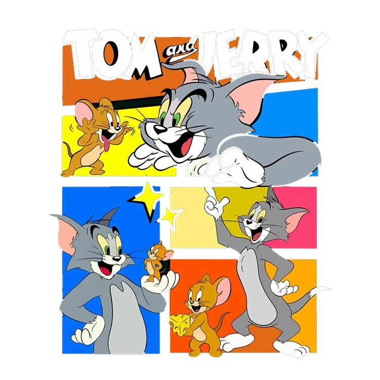 استیکر پارچه و لباس پاد آفرین مدل تام وجری کد 494