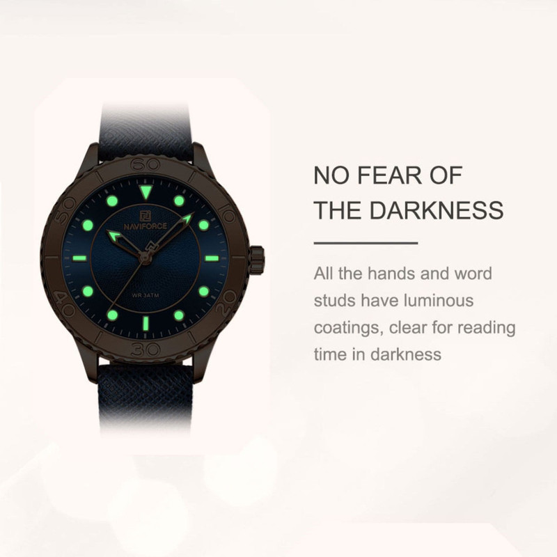 ساعت مچی عقربه ای زنانه نیوی فورس مدل NF5020RGBEBE