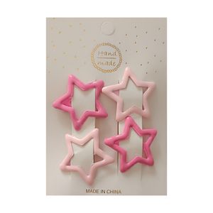 گیره مو دخترانه مدل ستاره ای بسته 4 عددی