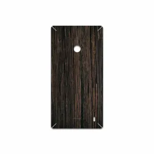 MAHOOT Burned Wood Cover Sticker for Nokia Lumia 520