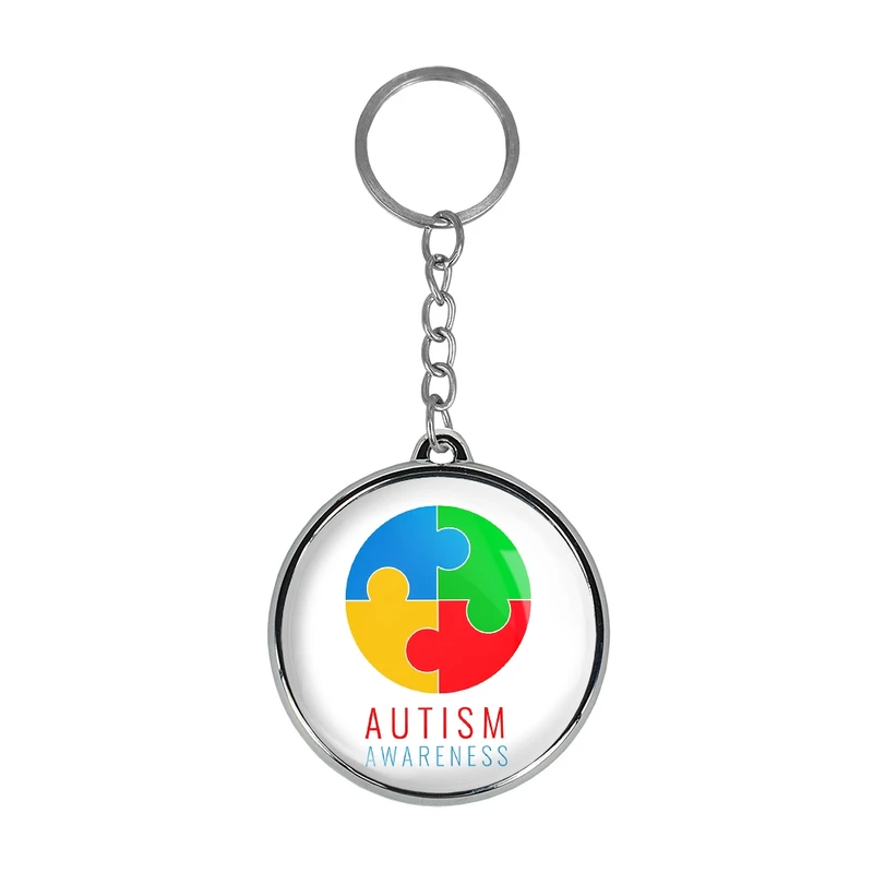 جاکلیدی خندالو طرح اتیسم Autism مدل دوطرفه کد 2672826729