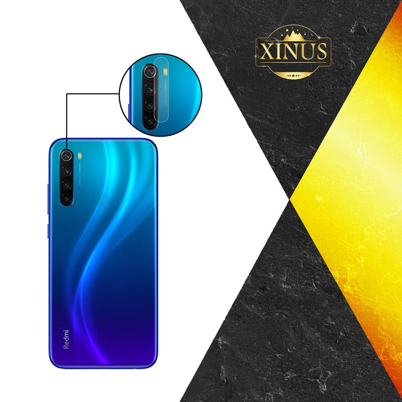 محافظ لنز دوربین ژینوس مدل XLP مناسب برای گوشی موبایل شیائومی Redmi Note 8