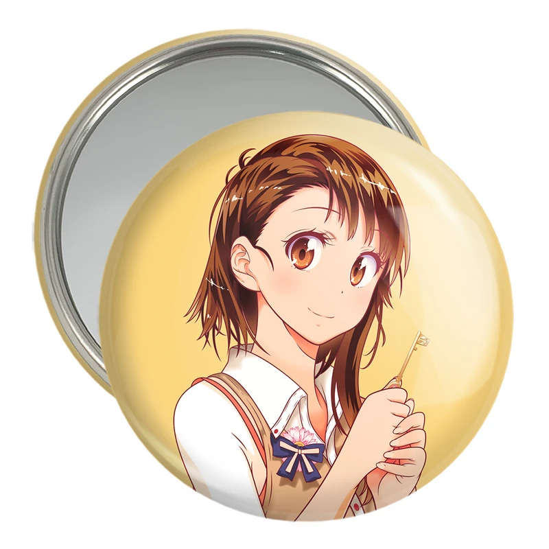 آینه جیبی خندالو مدل اونودرا انیمه عشق دروغین  کد 17129