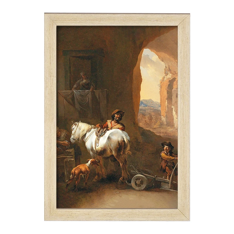 تابلو خندالو مدل نقاشی داخلی پایدار اثر نیکلاس پیترز برچم کد F12323