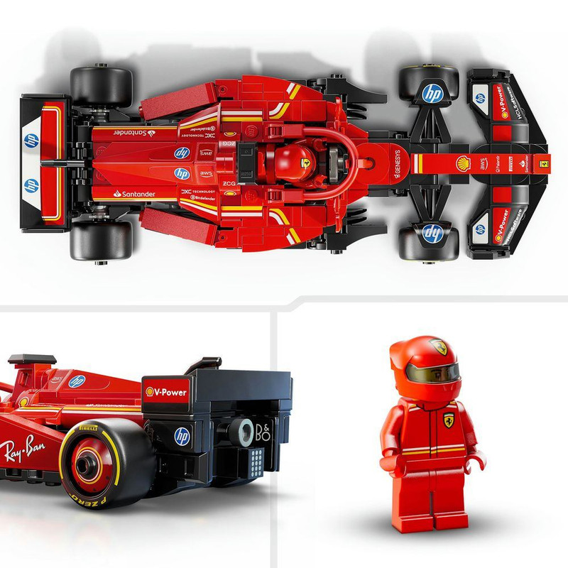 لگو  سری اسپید مدل  Ferrari SF-24 F1 Race Car کد 77242