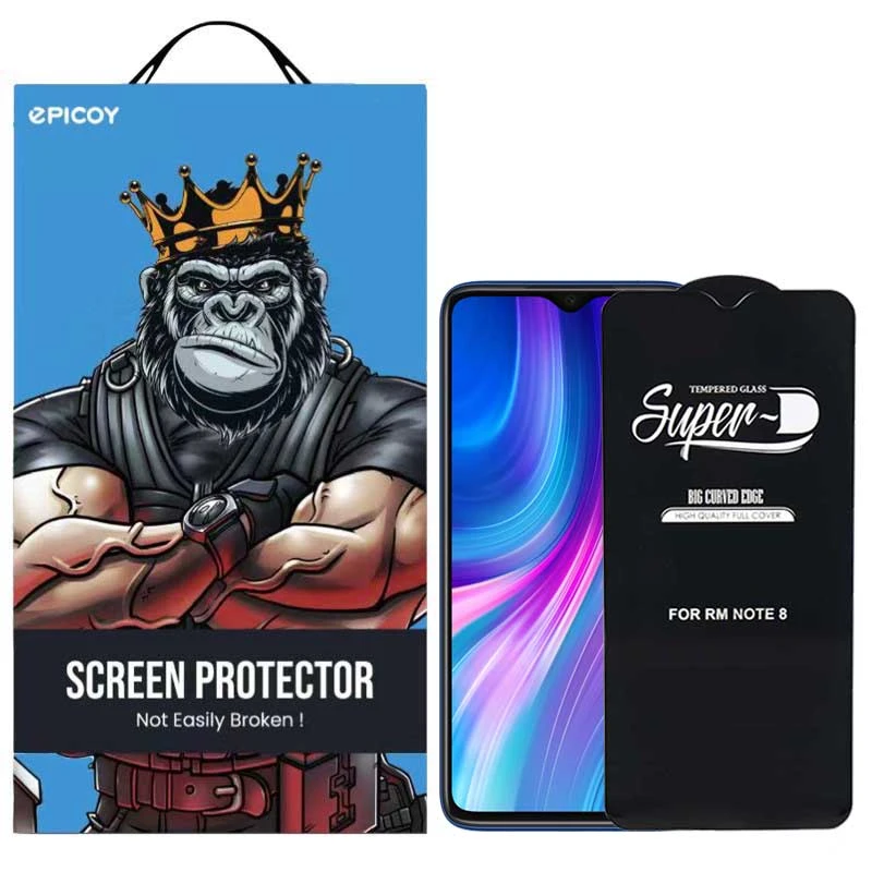 محافظ صفحه نمایش اپیکوی مدل Super 5D مناسب برای گوشی موبایل شیائومی Redmi Note 8