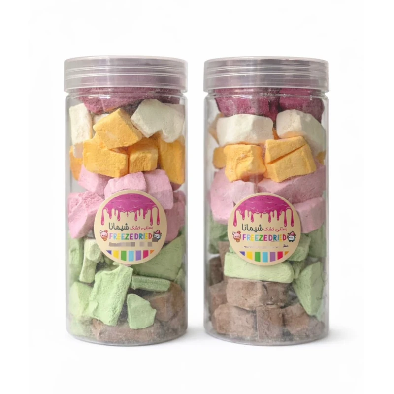 بستنی خشک میکس حبه شیمانا ۱۰۵ گرم مجموعه ۲ عددی