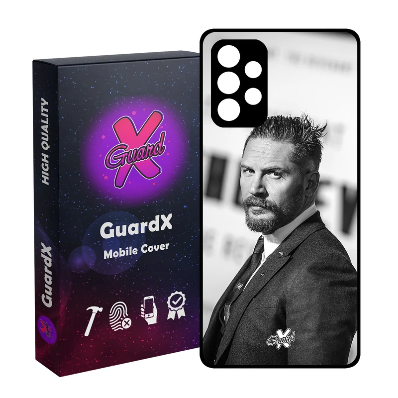 کاور گارد ایکس طرح تام هاردی مدل Glass10140 مناسب برای گوشی موبایل سامسونگ Galaxy A73