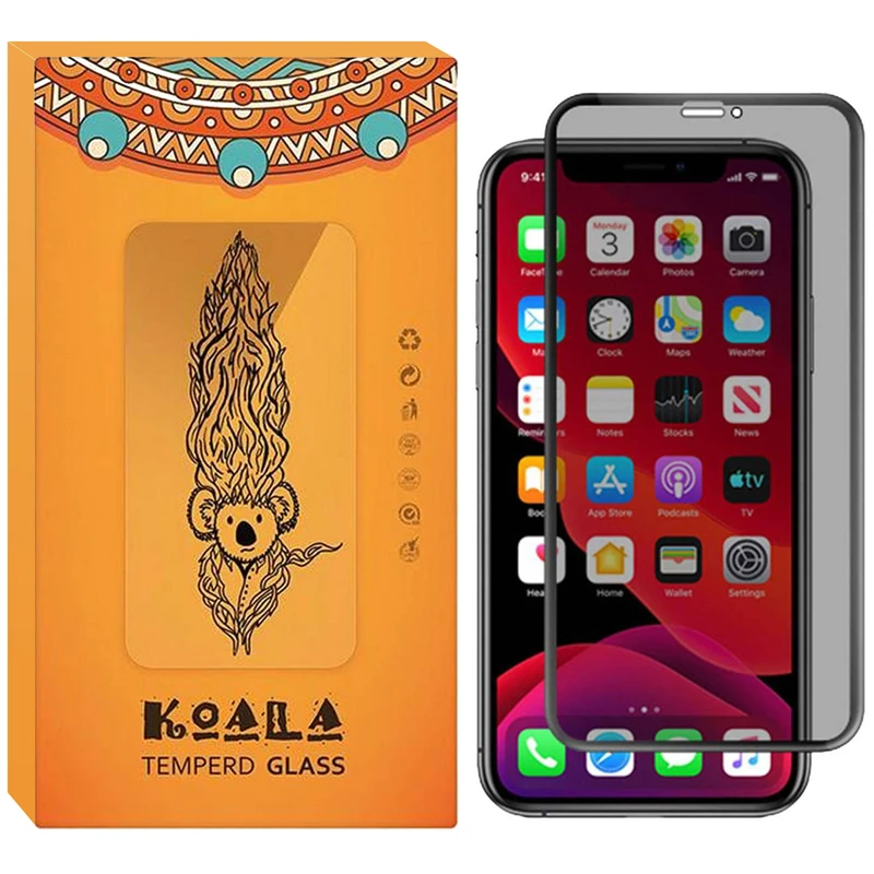 محافظ صفحه نمایش حریم شخصی کوالا مدل PRY-01 مناسب برای گوشی موبایل اپل Iphone 11 Pro