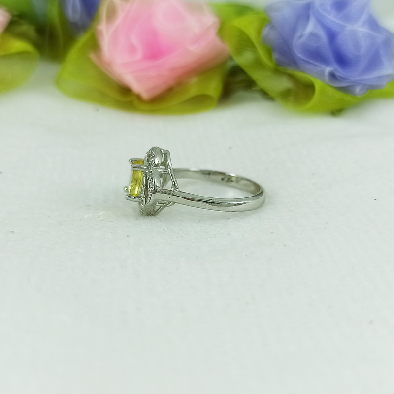 انگشتر نقره زنانه سلین کالا مدل ستاره سیترین انگشتر نقره زنانه سلین کالا مدل ستاره سیترین