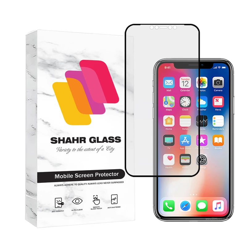  محافظ صفحه نمایش سرامیکی مات شهر گلس مدل MCERAMSH مناسب برای گوشی موبایل اپل iPhone X