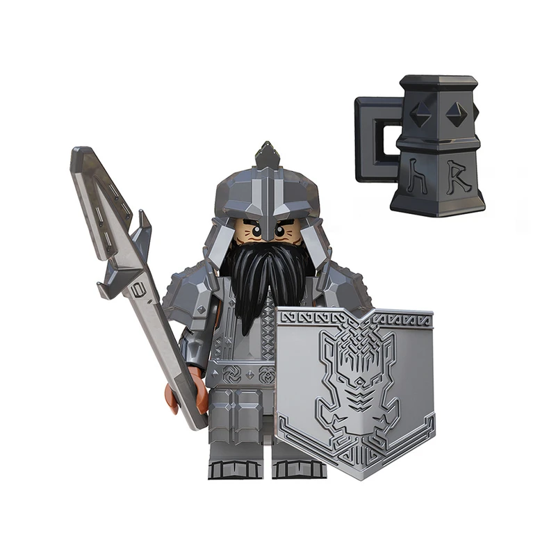 ساختنی برانت طرح شخصیت جنگجوی دورف با نیزه