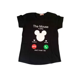 تی شرت آستین کوتاه دخترانه مدل موشی 3